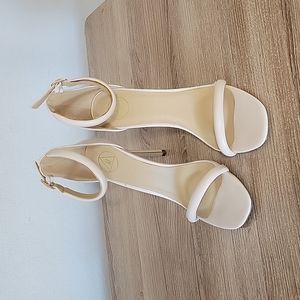 Misguided nude sandals US size 9